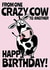 Crazy cow birthday card created by Teeneebash
