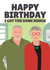 GBBO Prue and Paul Hollywood Birthday Card created by PopDogShop