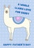 Llama Love Father’s Day created by Helen Bicknell