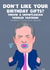 Piers Morgan Tantrum Birthday Card created by Kasia Cards