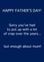 Cheeky Happy Fathers Day Card created by Fee Fee