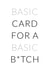 Basic Card Basic ***** created by Emma Dumaresq