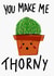 Cheeky cactus card created by Al_lustrations