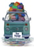 Bon voyage going travelling in VW Campervan created by Julia Griffith