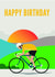 Le Tour De France Inspired Cycling Birthday card created by Groves Design