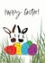 Easter Bunnies and Easter Eggs card created by Jackie Ponwaye Design