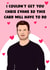 Funny Birthday/Valentine's Day Card - Chris Evans - Hearts created by Pink + Pip