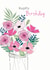 Flowers bouquet Birthday Card created by Clare Joys
