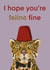 Feline Fine get well card created by Alba Landra
