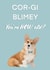 Cute Corgi Dog Birthday Card created by Sarah Stephenson
