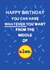 Lidl Funny Birthday Card created by Bishop, Please!