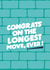 Funny Typography New Home Card - Bricks - Congrats On The Longest Move Ever! created by Amy Watkinson