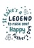 Funny Father's Day Card It takes a legend to raise one created by Requin Prints