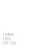 Thank F*ck For You Thank you card created by Fighty Pants