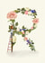 Initial Card letter R created by A-Z Initials by Love Lucy Illustration