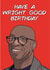 Ian Wright happy birthday card created by Freshellar