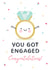 You Got Engaged - Happy Bling Ring Card created by Design By Day