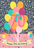 Happy 70th Birthday Balloon Card created by Little Silverleaf