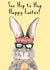 Too Hip to Hop Bunny Easter Card created by Amy Florence Design
