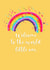 Rainbow Baby Arrival card created by Hannah ~ Pops Prints Co.