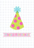 happy birthday party hat card created by ashleigh brown