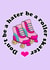 Don't be a hater be a roller skater created by Anna Brim