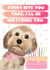 I’ll be watching you, from the dog birthday card created by Ellie & Co