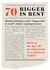 Funny newspaper 70th birthday card created by Tess Cards