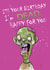Zombie Birthday created by Graphic Zombie