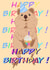 Happy Birthday from a smiling Quokka created by Anna Stanczyszyn