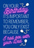 Cheeky Birthday Reminder created by Bitch, please...