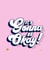 'It's Gonna Be Okay' Positivity Typography Card created by Ellen Jane LDN