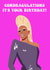 Condragulations, Rupaul Birthday Card created by Lucy Digital Designs