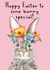 Cute Happy Easter Flower Tiara Bunny Card created by Amy Florence Design