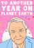 Another year on planet Earth birthday card created by PearlandRosePrints