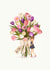 Tulip Bouquet Card created by Love Lucy Illustration