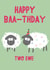 Funny Sheep Pun Birthday Card created by Wink Design - Michelle Roberts