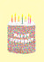 Sprinkle Cake Birthday Card created by August Skies Designs