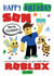 Roblox Happy Birthday Son created by NICHOLA COWDERY ILLUSTRATIONS