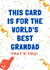 World's Best Grandad Card created by Em Designs