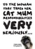 A serious card for a serious cat mum! created by Claresitsdogs