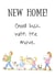 New home family card created by Kate Garrett