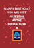 Aldi Funny Birthday Card created by Bishop, Please!