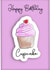 Birthday Cupcake Card created by Ann Williams Art