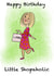 Little Shopaholic Birthday Card created by Ann Williams Art
