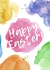 Colourful Watercolour Easter Card created by Meg's Creative Outlet
