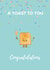 A Toast To You congratulations Card created by Tamarind & Lime