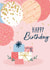 Classic Birthday Card - Balloons - Presents created by Little Mono