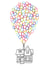Cute New Home Card - UP - House - Balloons created by Grace Simmons