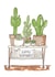 Say Happy Birthday with House Plants created by Helen Ridley Illustration